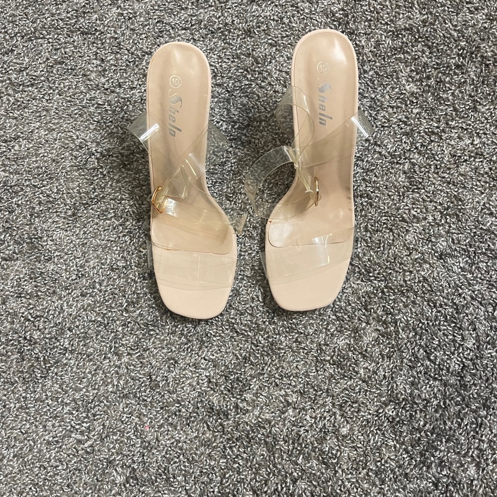 Stylish Clear Strap Women's Heels new